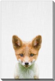 Baby Fox Taie d'oreiller coton 40x60 cm Baby Fox - Ecru pas cher 