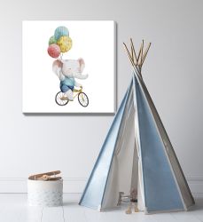 Elephant Rides Bicycle