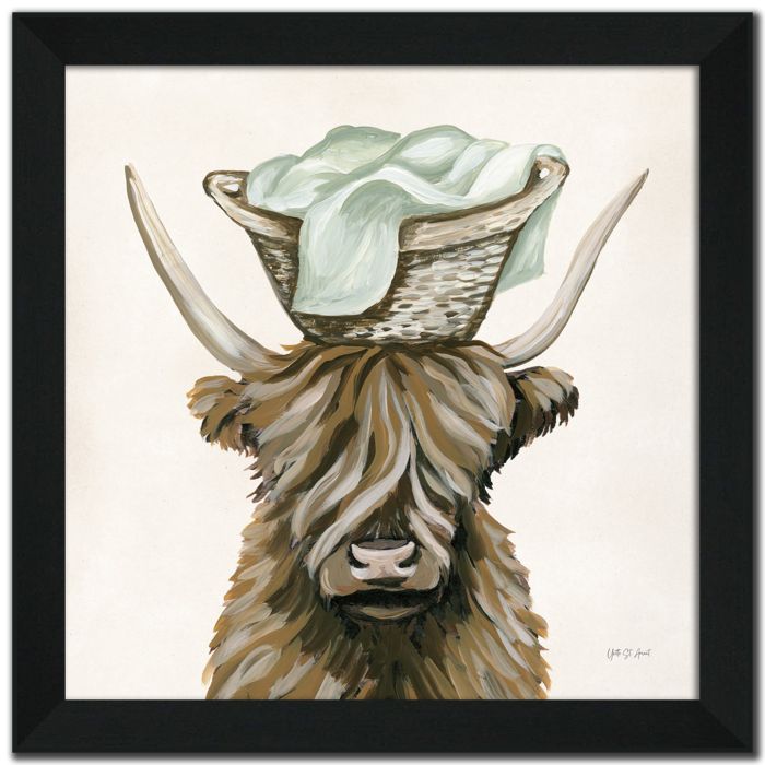 Highland Cow Laundry Basket