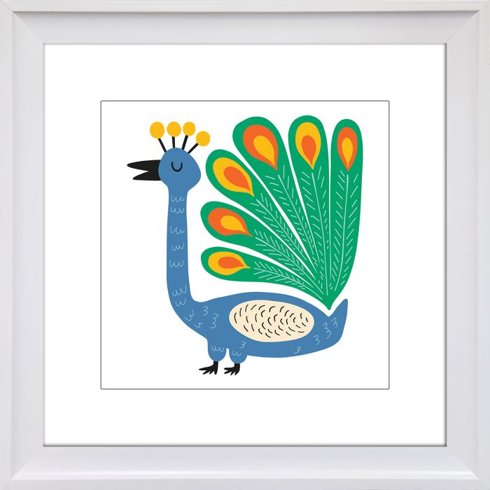 Wonky Jungle Peacock 2