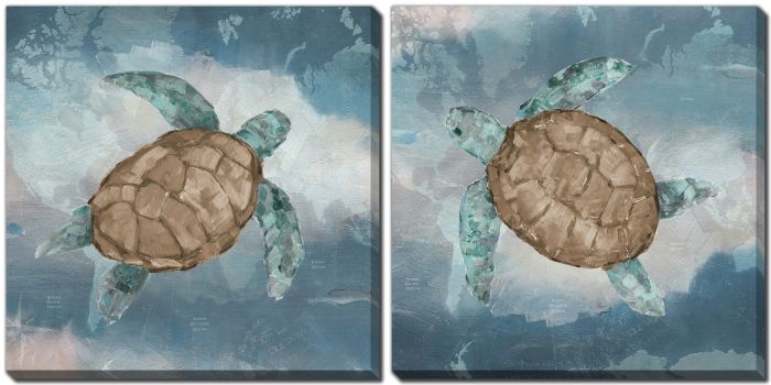Traveling Turtle Set of 2