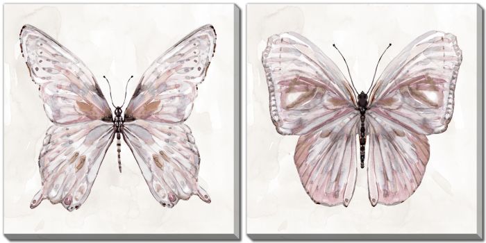Blushing Wings Set of 2
