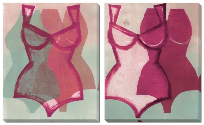 Pink Swimsuit Set of 2