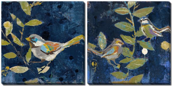 Midnight Songbirds Set of 2