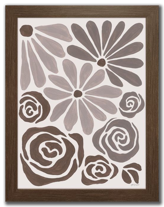 Mocha Blooms II