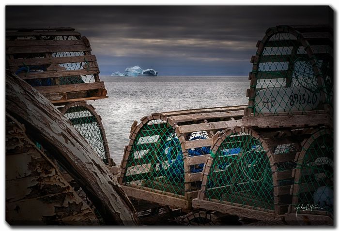 Lobster Pots Distant Iceberg