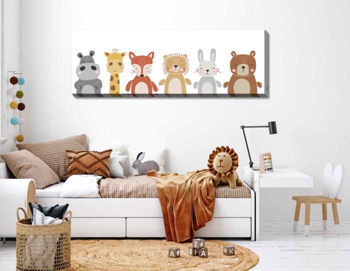 Animals In A Row