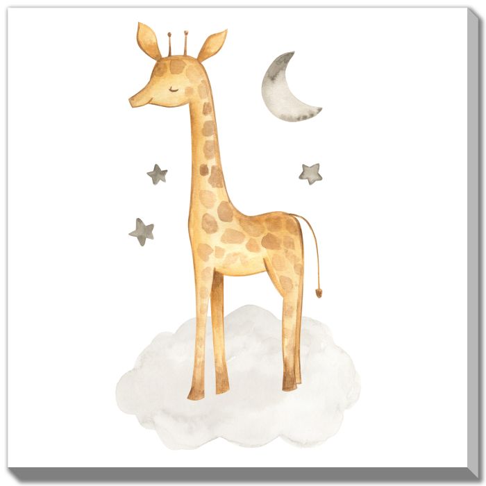 Giraffe And Moon