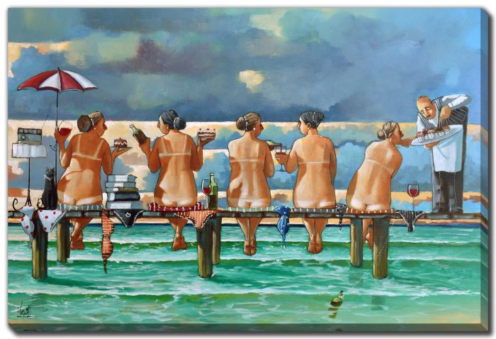 Friends on the Jetty