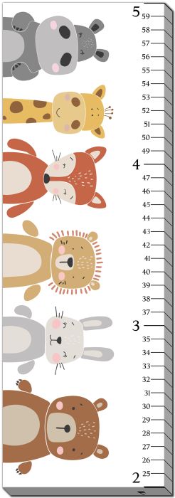 Animals In A Row Growth Chart