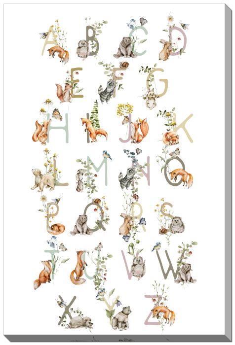 Woodland Friends Alphabet
