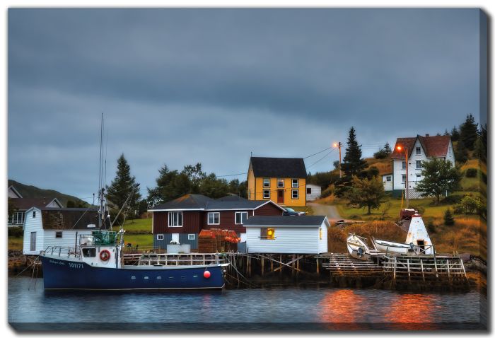 Grey Morning Wharf boats Stage Harbour 2