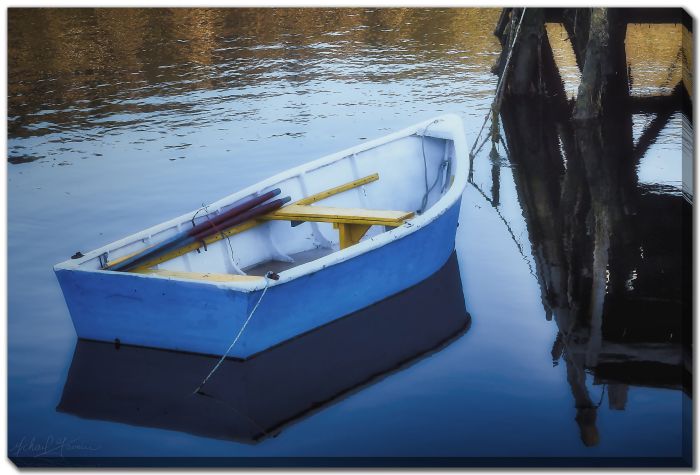 Oars Blue Boat 