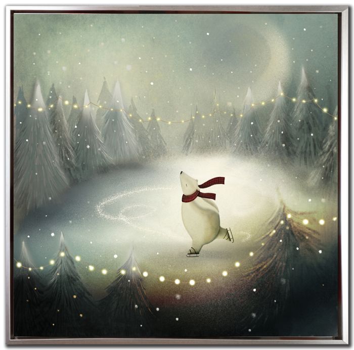 Moonlit Skate of the Polar Bear