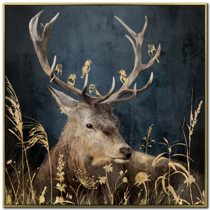 Golden Botanical Deer