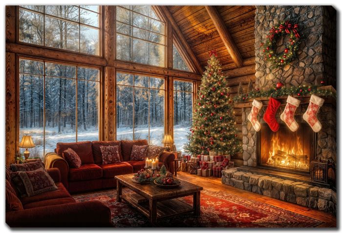 Christmas Lodge Glow