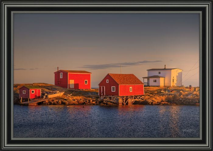 Golden Light Red Stages Shed