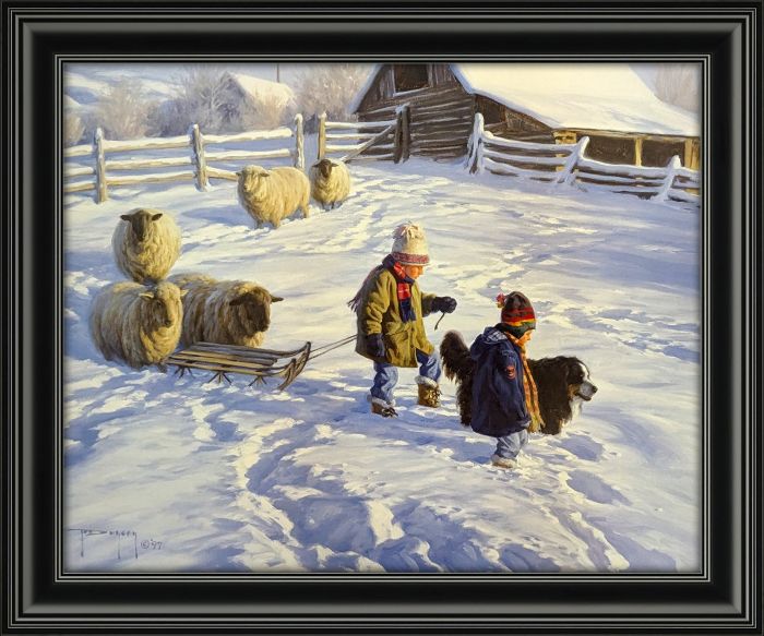 The Sledding Party