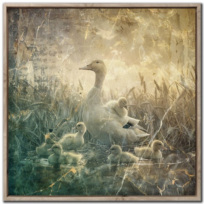 Duck Vintage Illustration