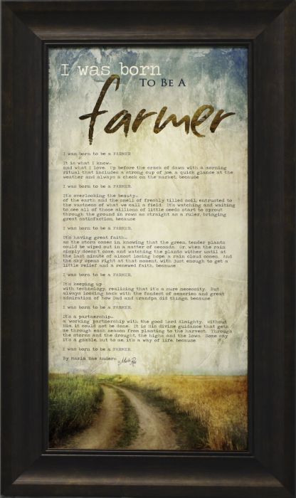 Born To Be a Farmer