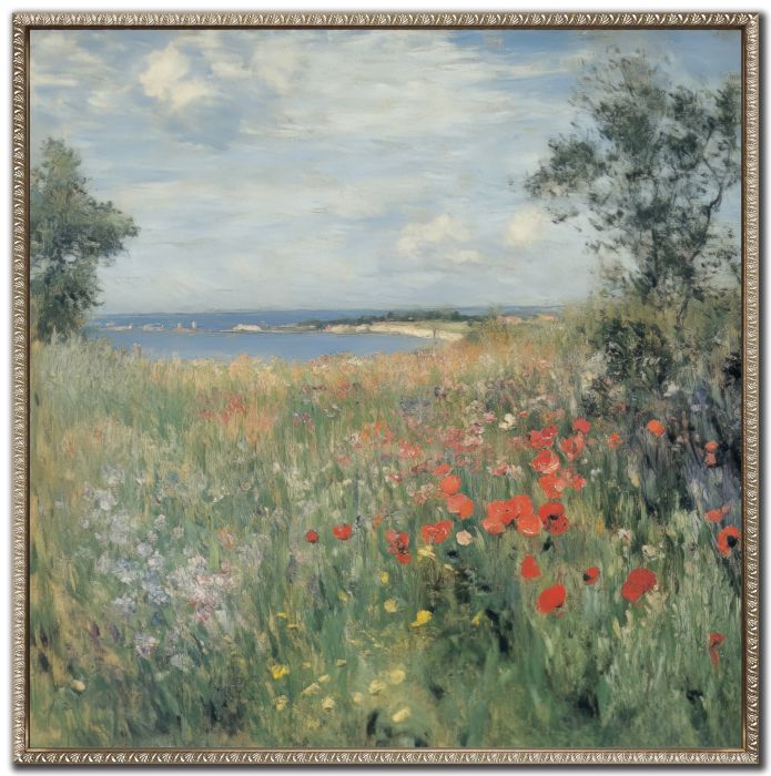 Poppy Field by the Seaside I
