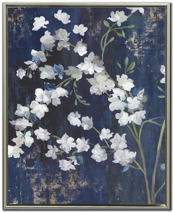 Navy Blossoms I