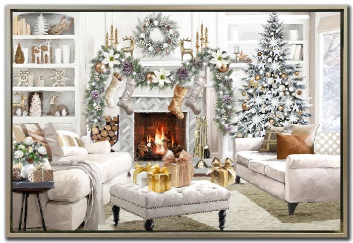 White Christmas Room