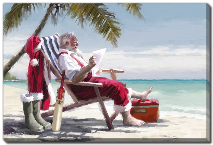 Santa on Beach