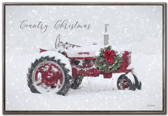 Country Christmas Tractor