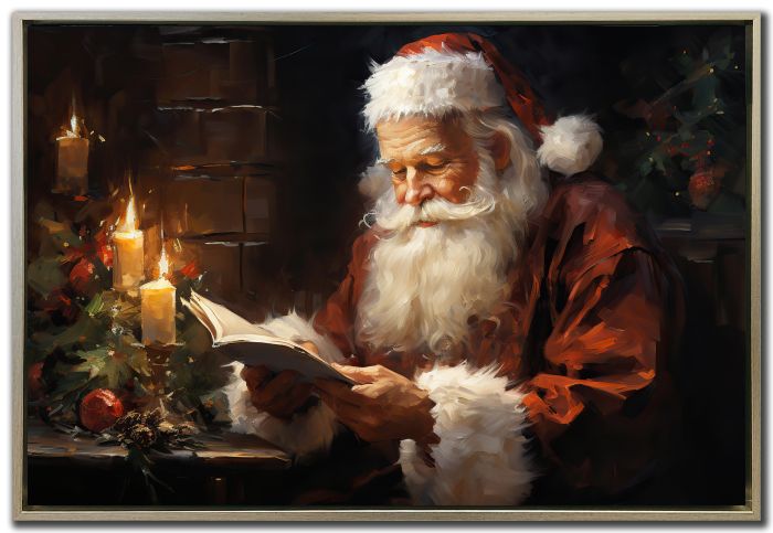 Santa Reading