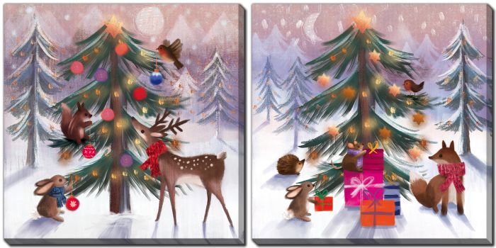 Woodland Creatures Set Of 2