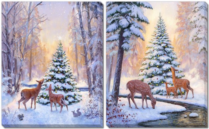 Christmas Tree Deers
