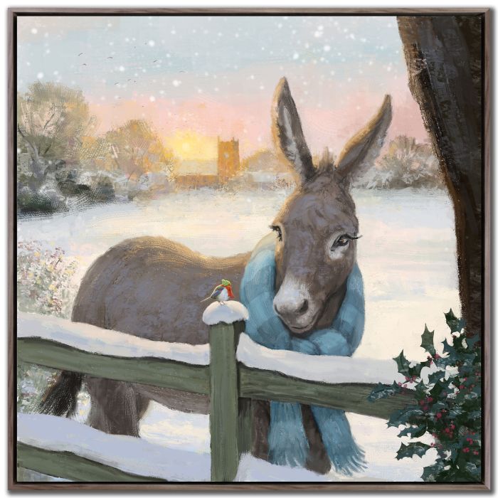 Winter Donkey