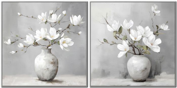 Silent Magnolias Set of 2