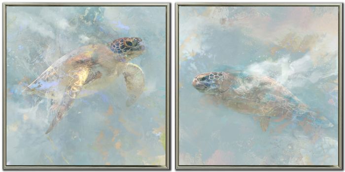 Oceanic Turtle Set of 2