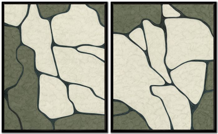Curved Contours Set of 2