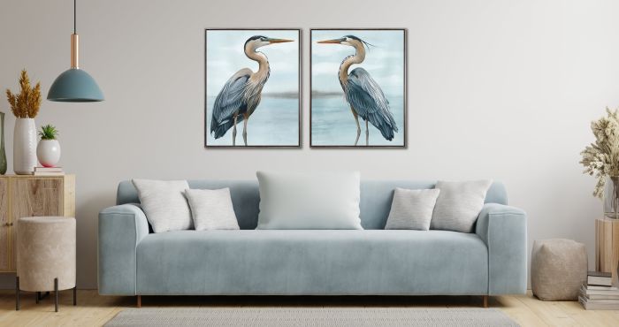 Back Bay Heron Set of 2